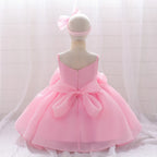 Robe de cérémonie d'anniversaire bébé rosie