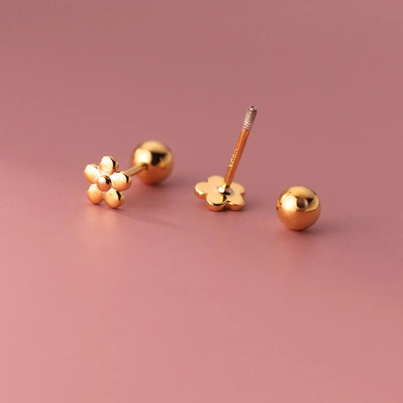 Boucle d'oreille enfant - Petite fleur - L'univers de la licorne