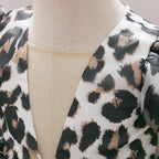 Robe enfant imprimé Léopard
