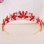 Diadème de princesse fille - Strass et fleur - L'univers de la licorne