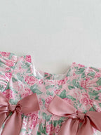 Pelele de bebé para ocasiones especiales - Lazo de satén