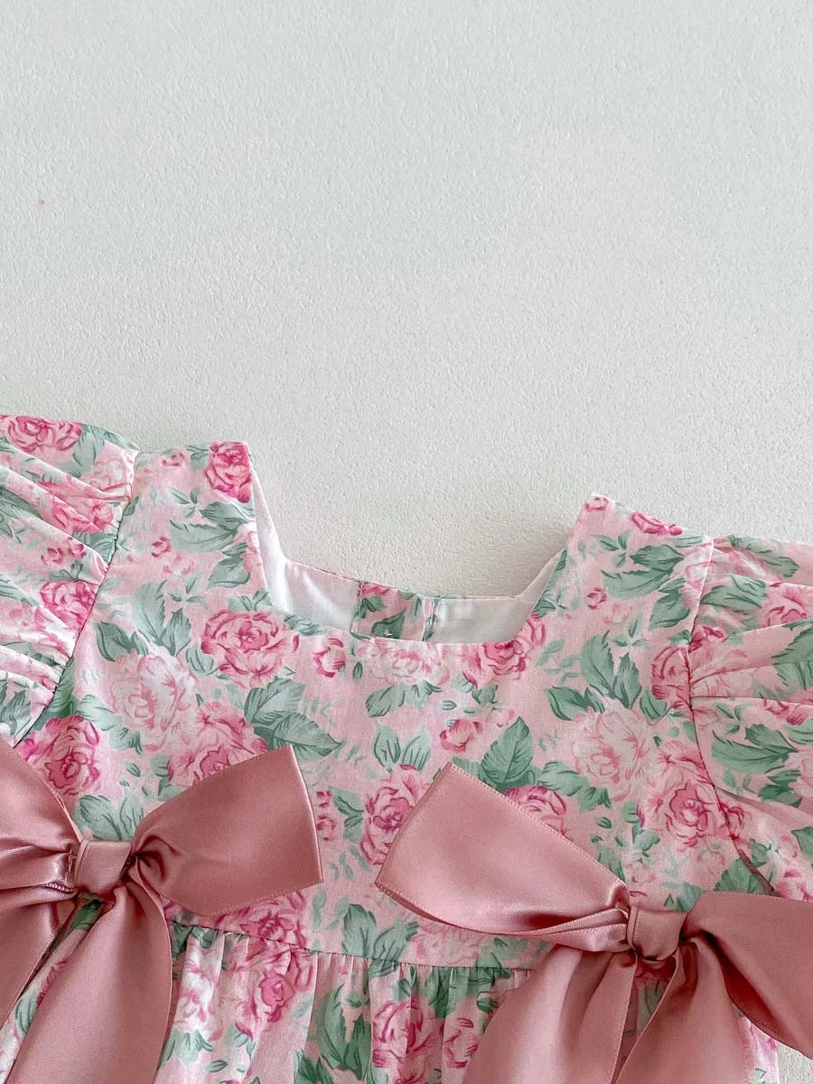 Pelele de bebé para ocasiones especiales - Lazo de satén