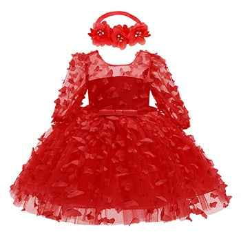 Robe bébé fille papillon