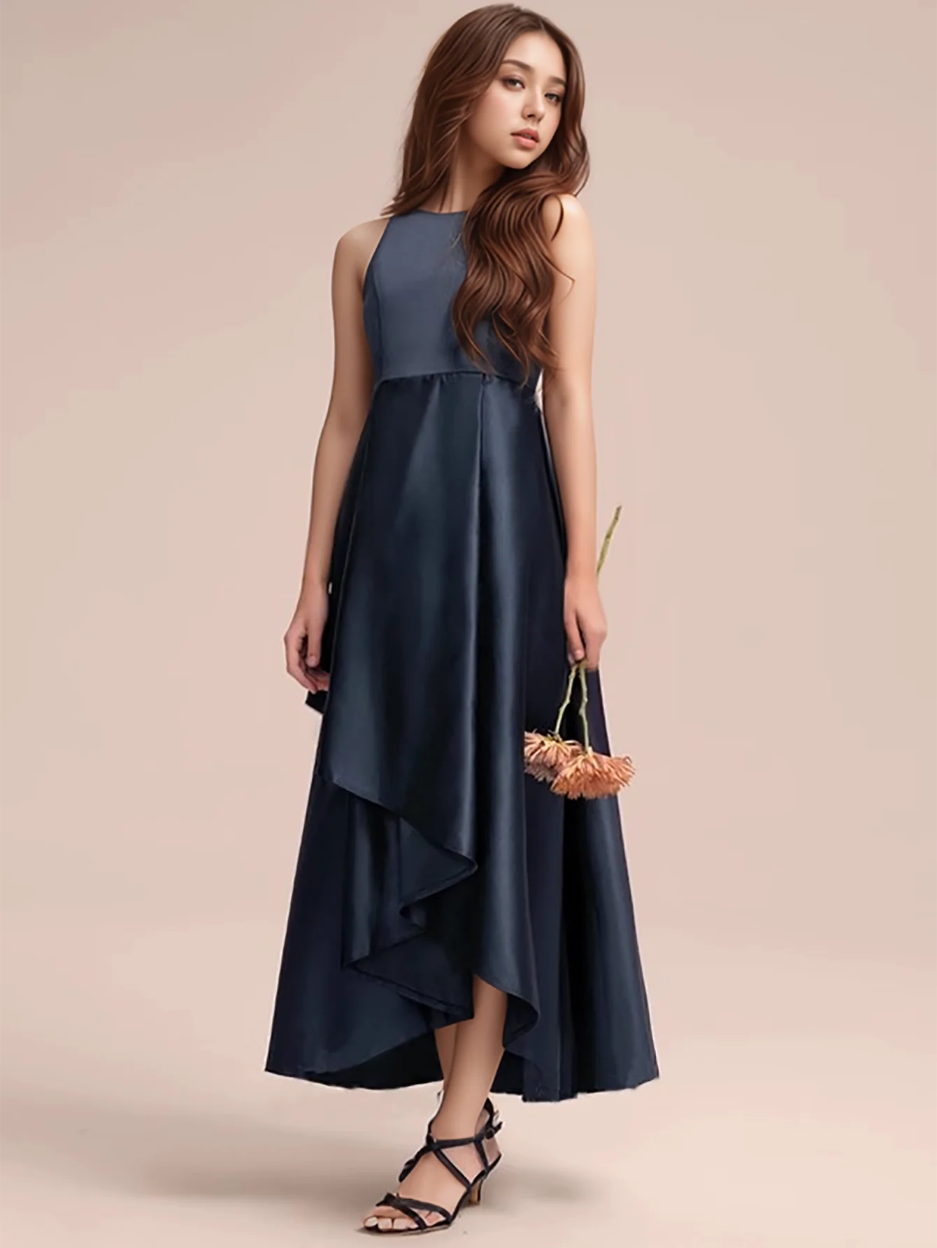 Robe cérémonie fille ado - Fluide marine