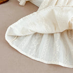 Vestido bohemio color crema