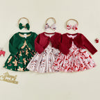 Robe bébé de Noël - 3 pièces