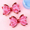 Lot de 2 barrettes coeur - L'univers de la licorne