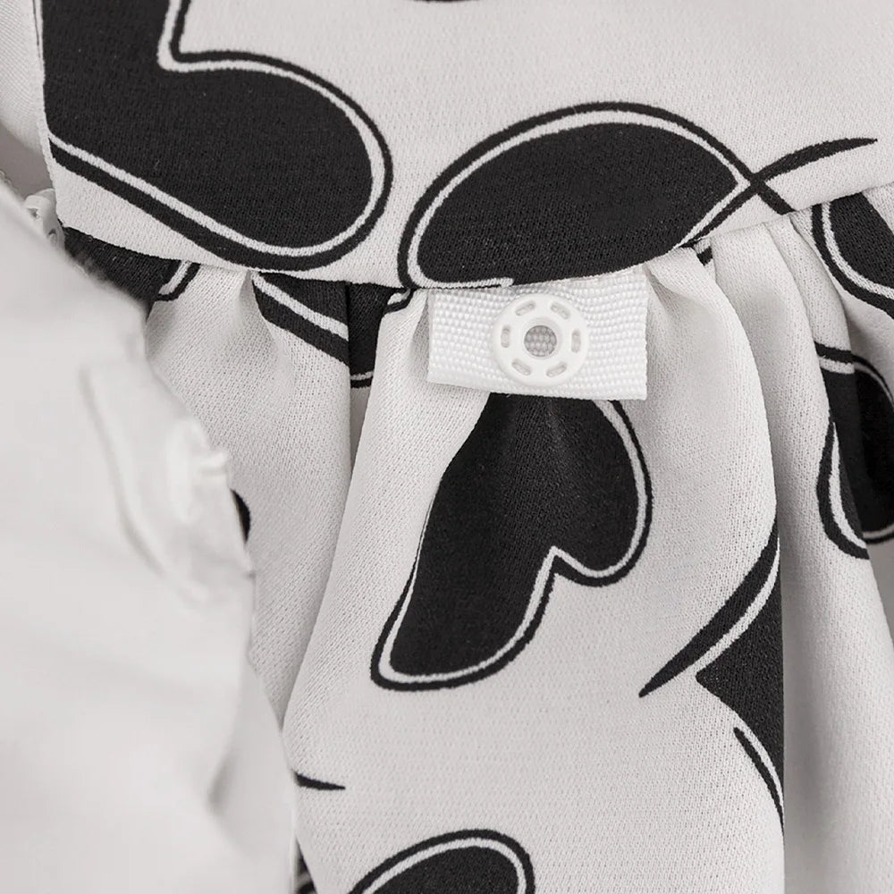 Abito da compleanno Chloé bianco e nero