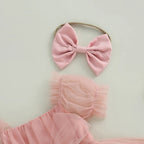 Pelele de bebé de tul