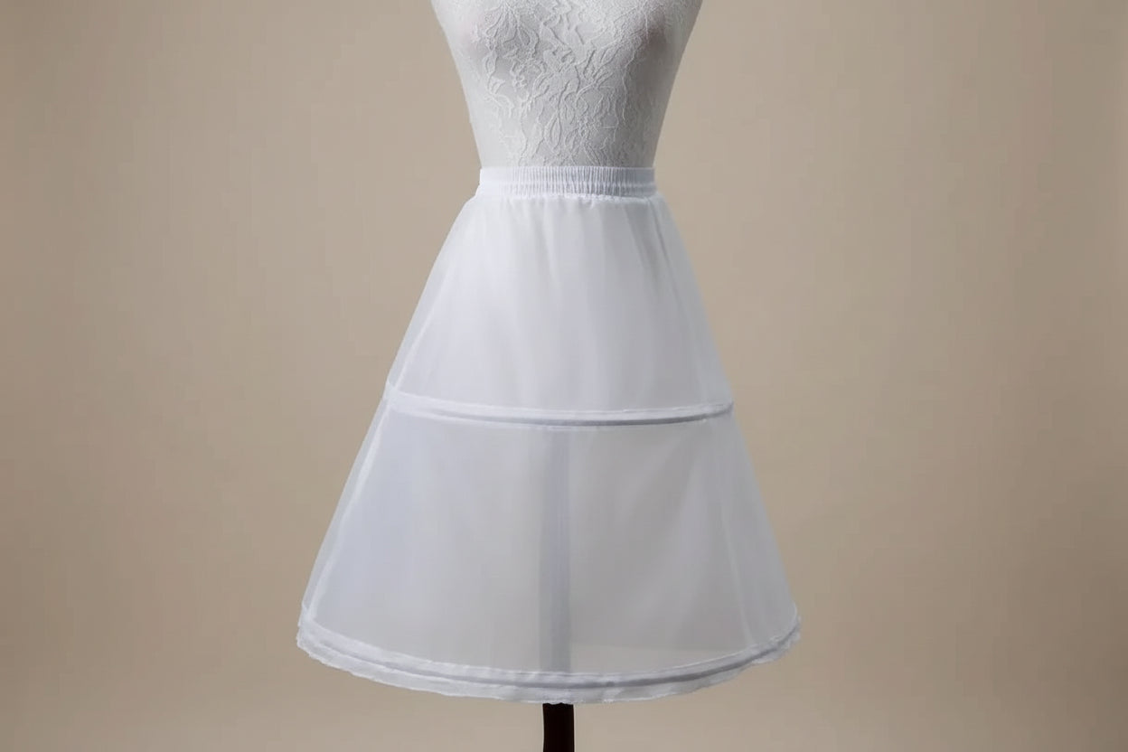 Jupon enfant 2 anneaux blanc