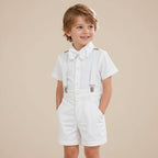 Tenue de baptême blanc garçon - Lucas