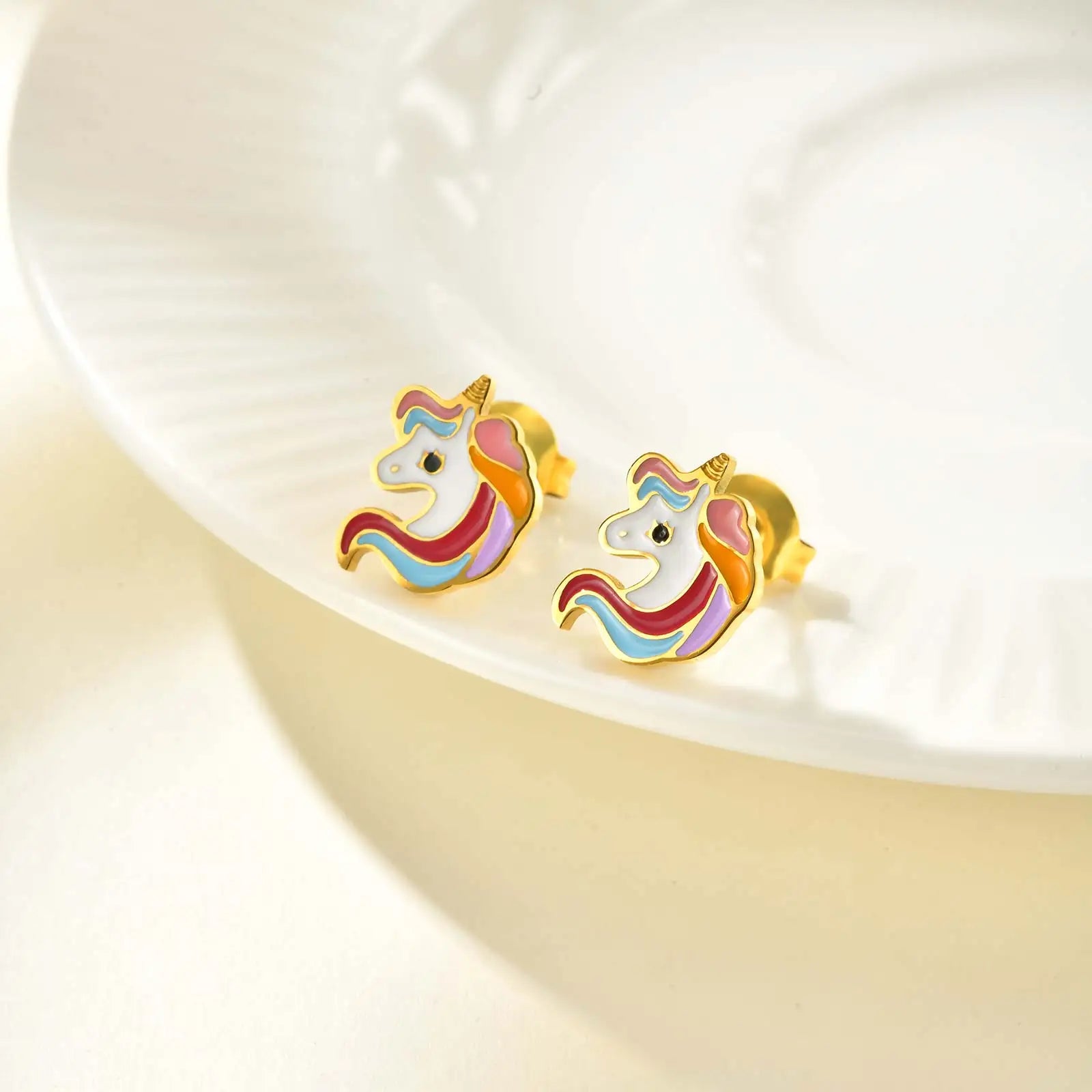 Boucle d'oreille enfant - Licorne - L'univers de la licorne