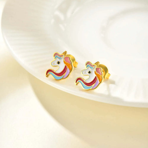 Boucle d'oreille enfant - Licorne - L'univers de la licorne