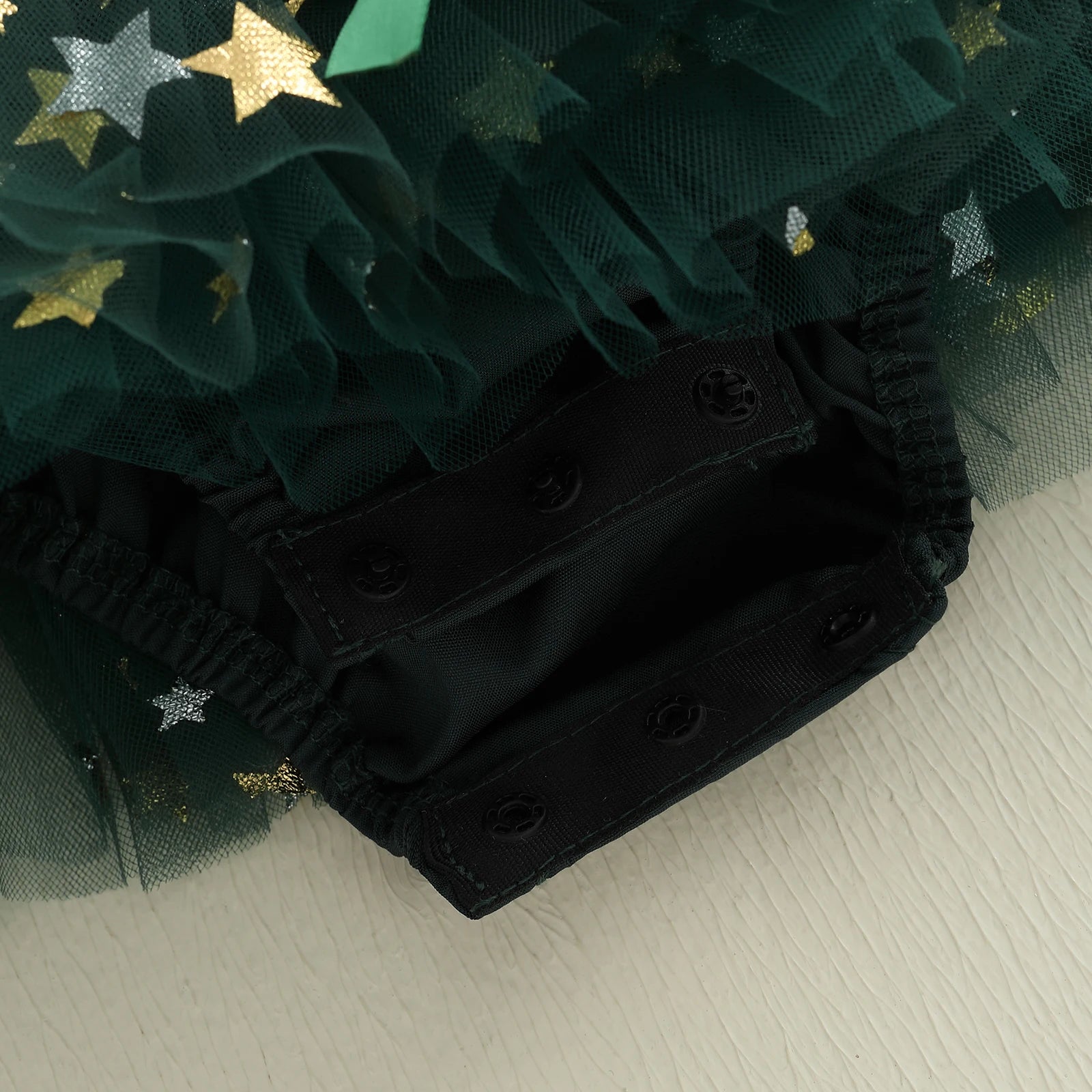 Barboteuse de noël bébé - Noeud de noël