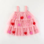 Robe enfant fille petit coeur