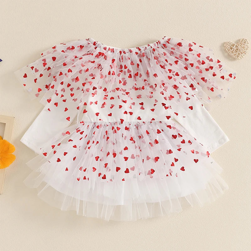 Vestido de bebé para el día de San Valentín