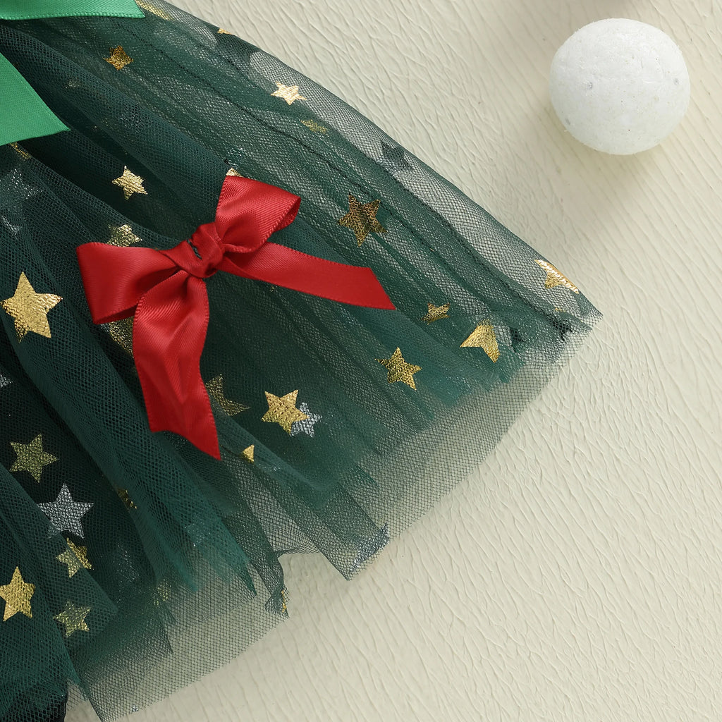 Barboteuse de noël bébé - Noeud de noël