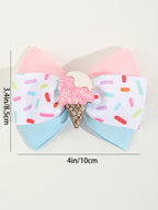 Lot de 2 barrettes colorées pour fille