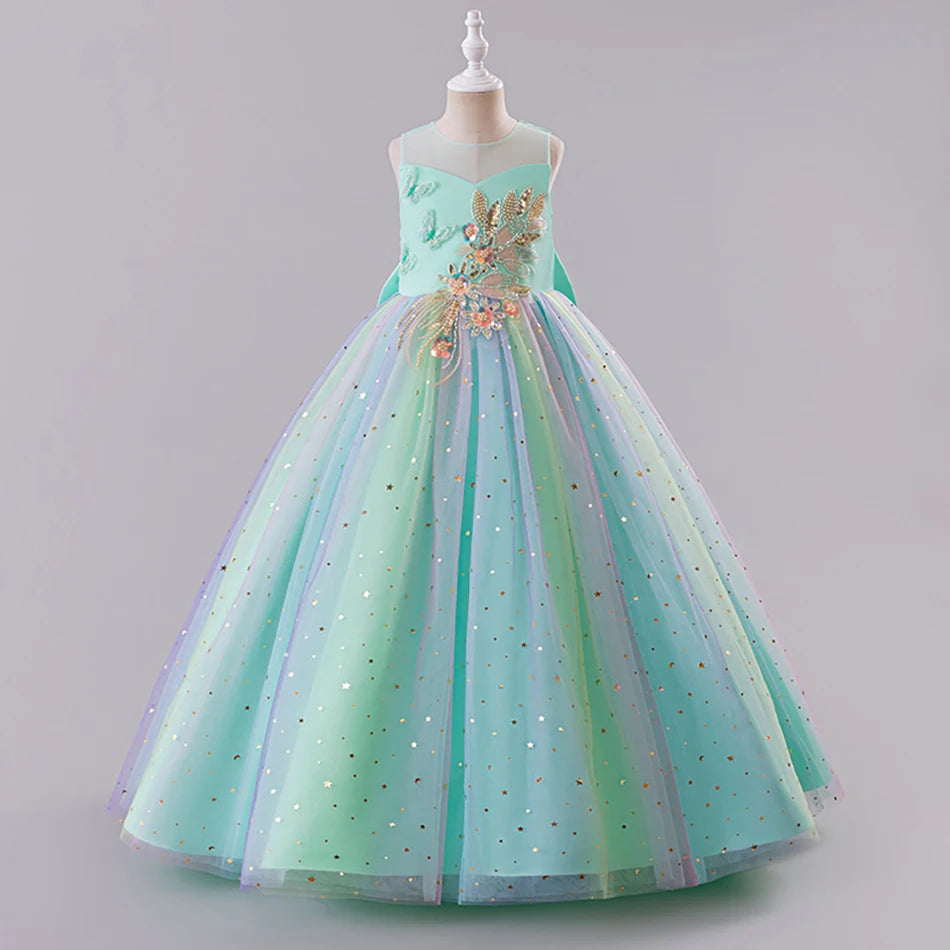Robe anniversaire coloré - Lilia