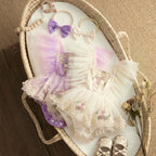 Barboteuse princesse bébé fleurie