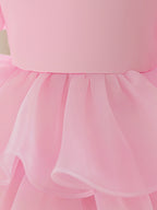 Robe anniversaire fille - Traine et froufrou