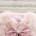 Chaleco de piel sin mangas para niños