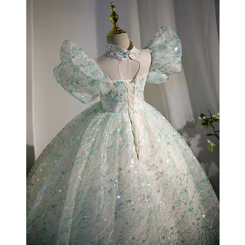 Vestido de gala navideño para niños