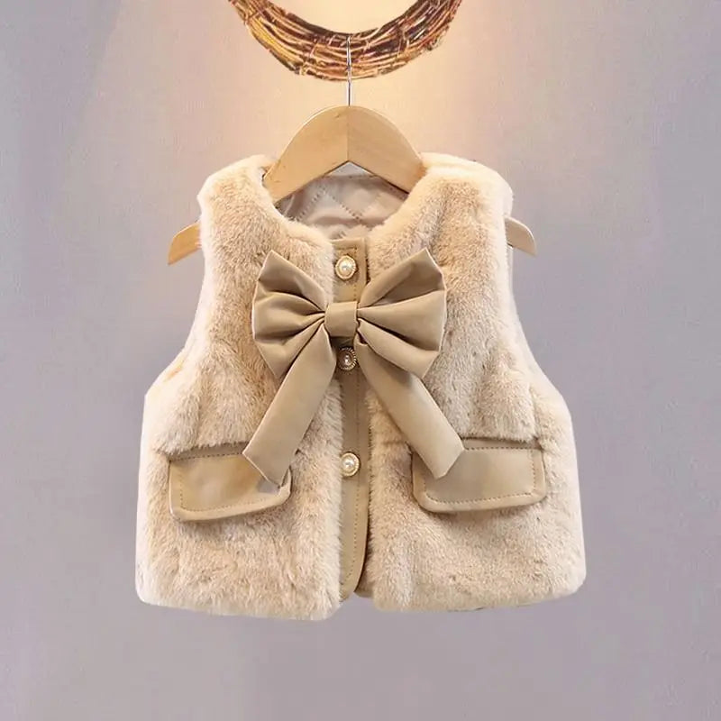 Chaqueta sin mangas con pajarita