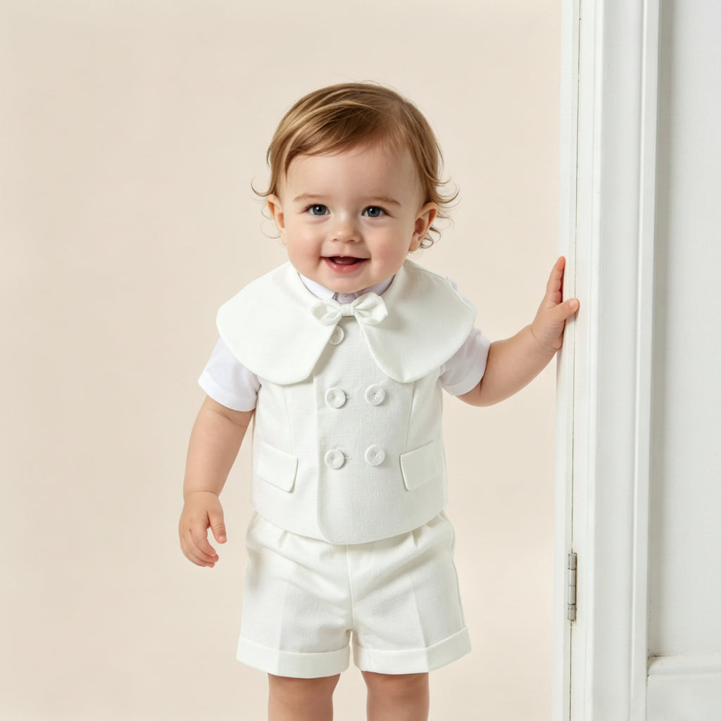 Costume pour baptême garçon - Ange