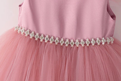 Robe anniversaire enfant + cape Rita