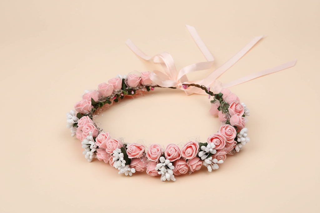 Couronne en fleurs cérémonie fille