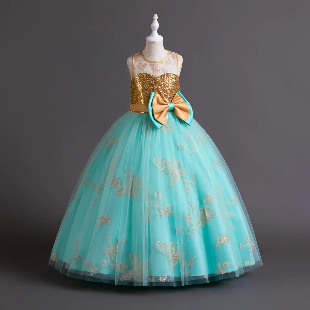 Robe de princesse anniversaire fille Enchanté