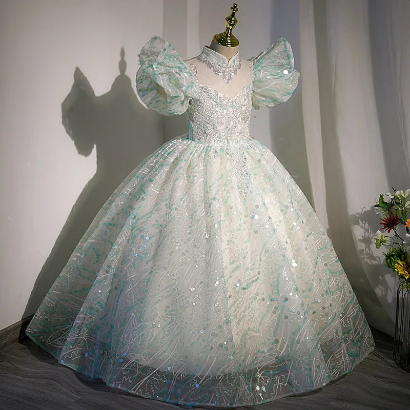 Vestido de gala navideño para niños