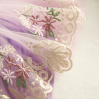 Barboteuse princesse bébé fleurie