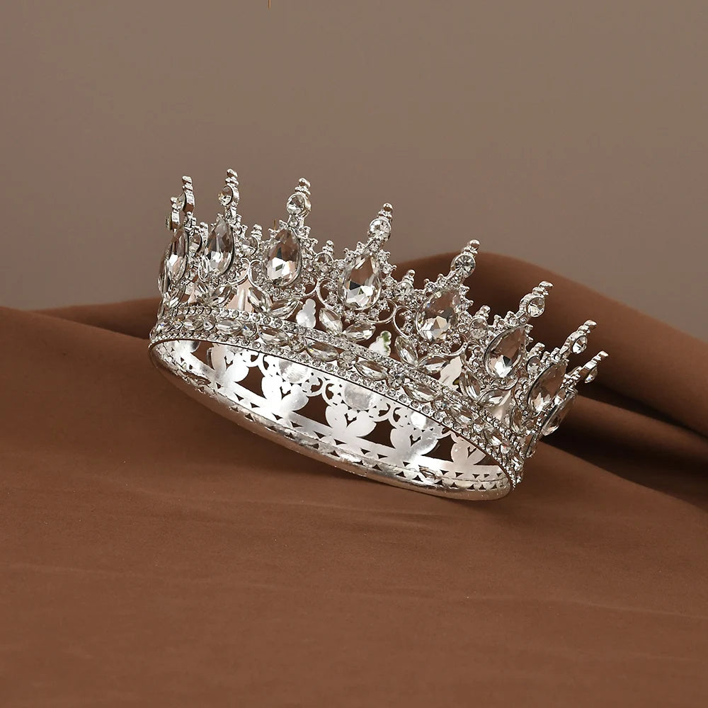 Couronne princesse - Ronde et saphir
