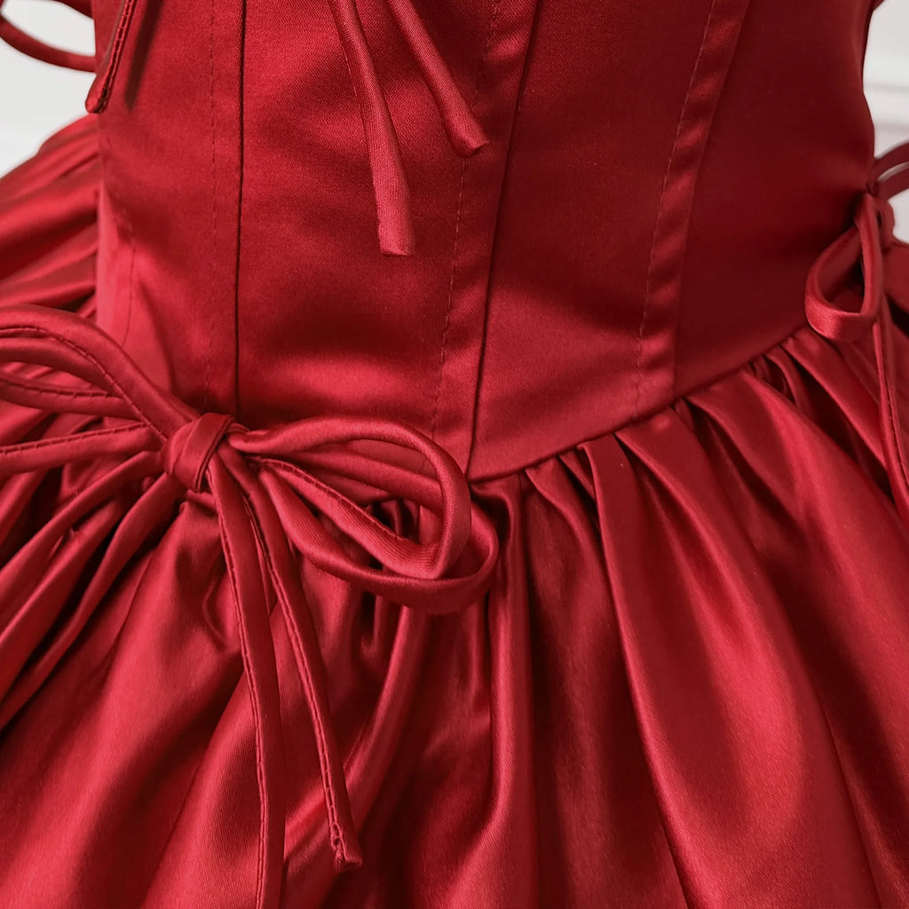 Robe satinée Nöel enfant - Julia