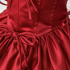 Robe satinée Nöel enfant - Julia