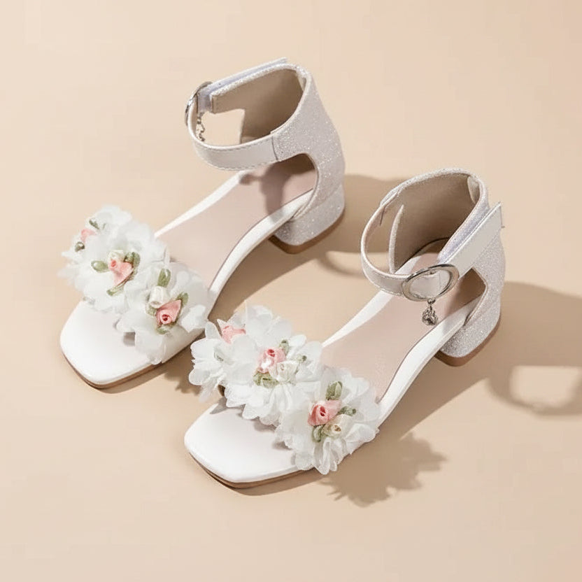 Sandale de cérémonie fille - Fleurs d'été