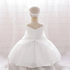 Robe de cérémonie d'anniversaire bébé rosie