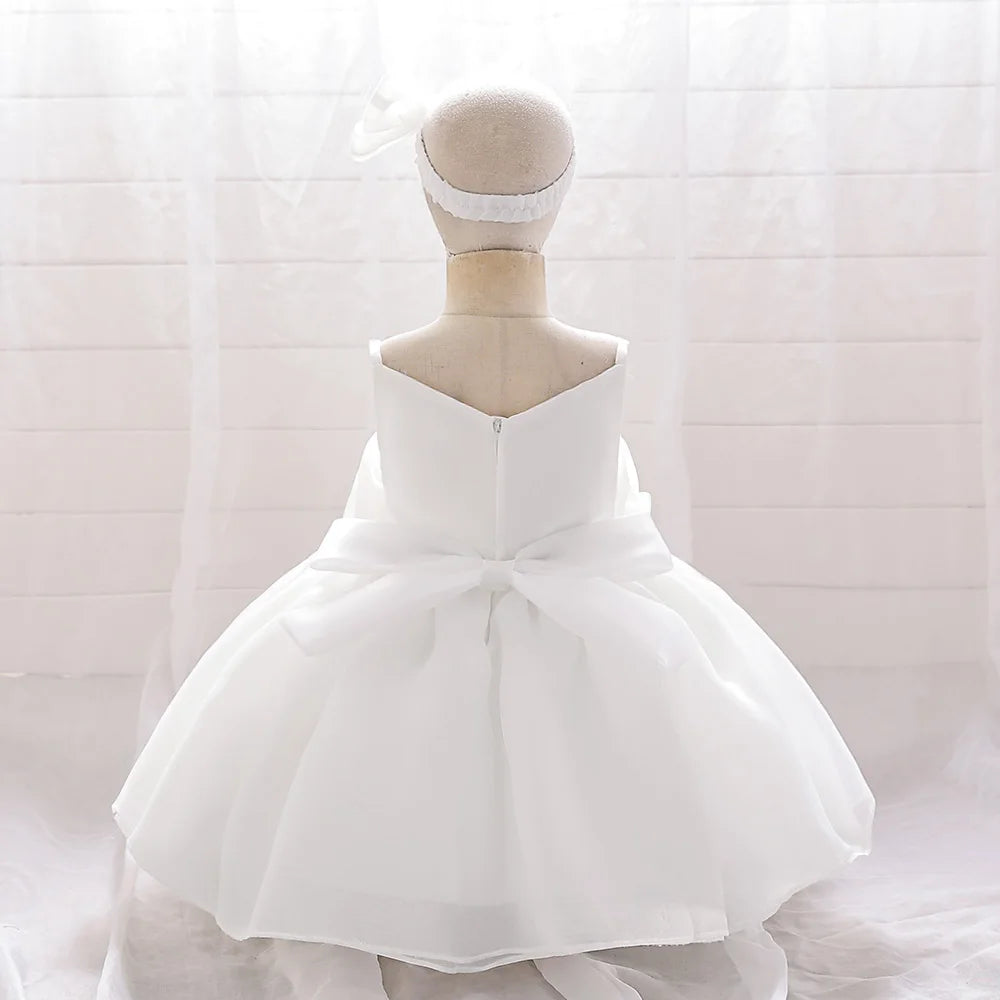 Robe de cérémonie d'anniversaire bébé rosie