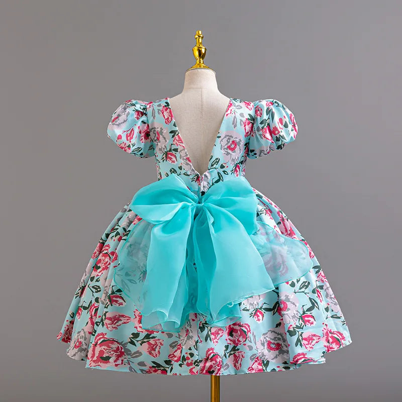Vestido floral infantil Viky 