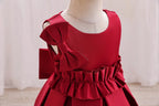 Robe de cérémonie satinée et élégante