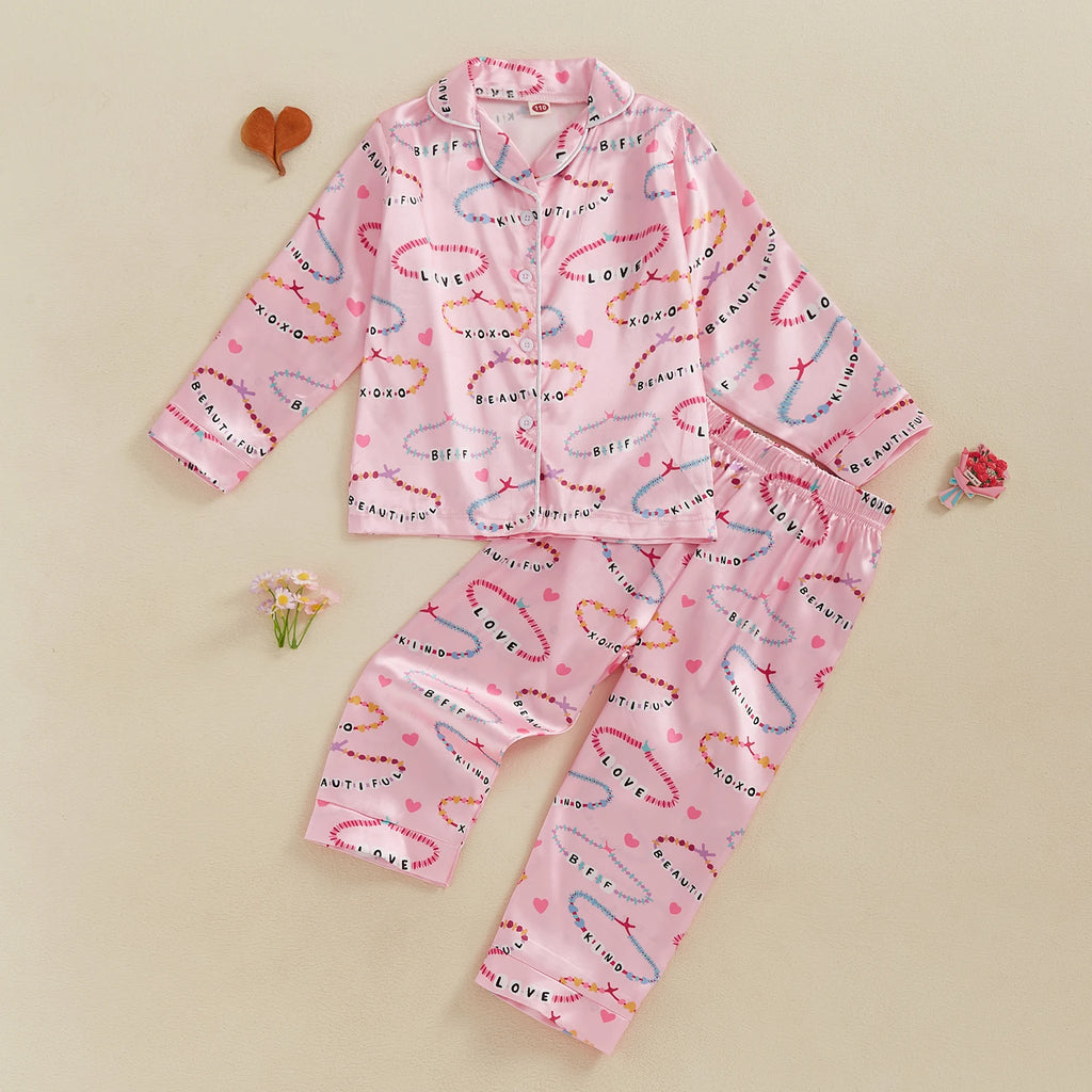 Pyjama enfant fille - Motif - L'univers de la licorne