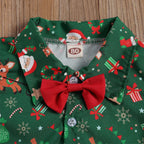 Ensemble garçon - Vert Noel short