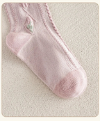 Collant di cotone floreale