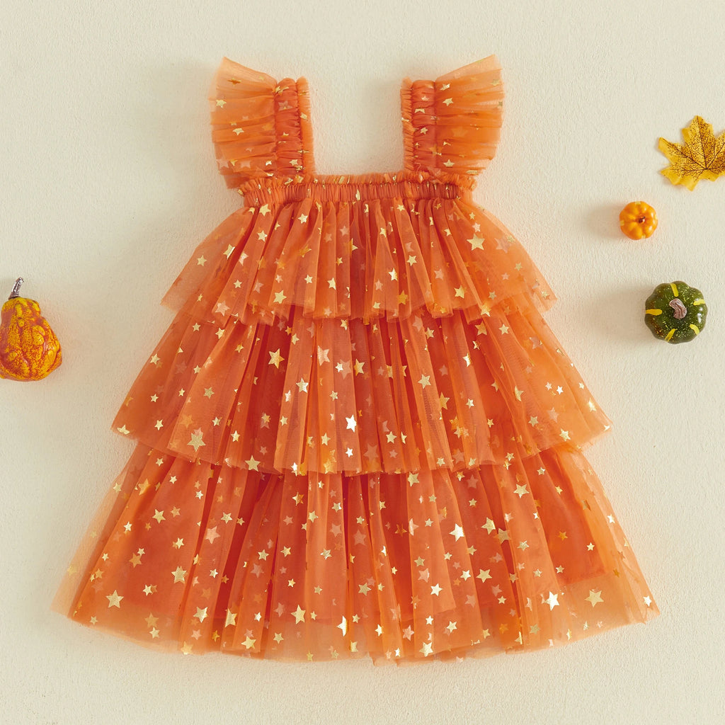 Robe Halloween fille - Citrouille/fantôme