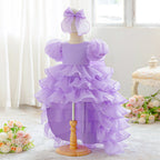 Robe anniversaire fille - Traine et froufrou