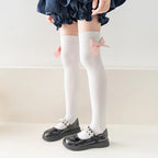 Paio di calzini lunghi con fiocco