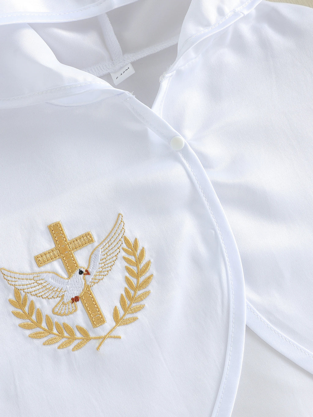 Cape pour baptême bébé