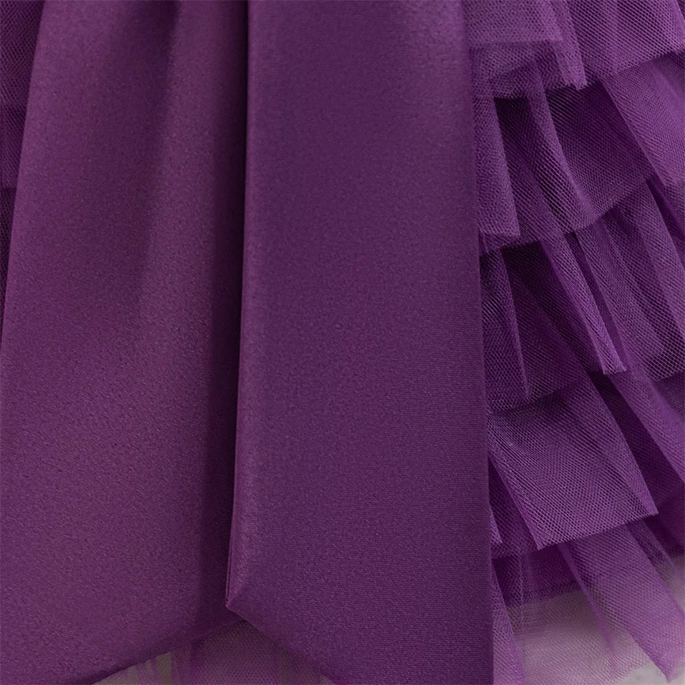 Vestido formal morado Belle Étoile